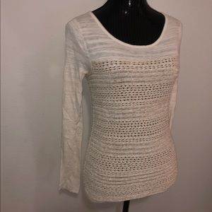 Lucky Brand Knitted Creme Top